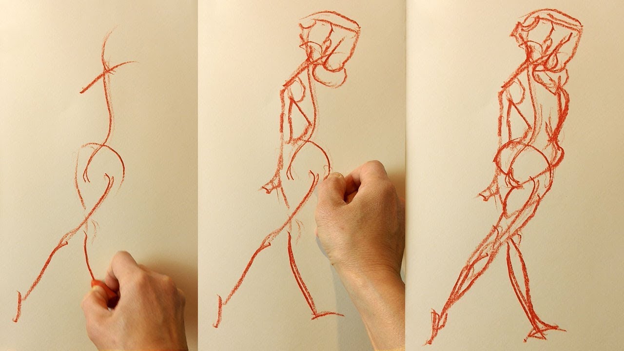 Gesture Drawing Captures Movement