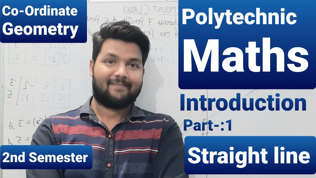 Polytechnic Maths, Straight line || 2 Semester ||Co-ordinate Geometry ...