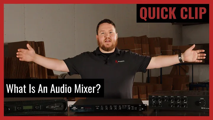 Quick Clip: What is an audio mixer? (Pro Acoustics Tech Talk Ep. 61)