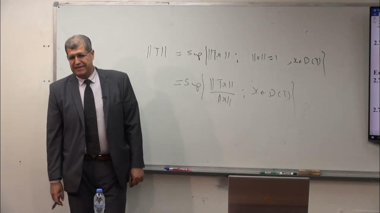 Lecture 13 2.7 Bounded & Continuous Linear Operators YouTube