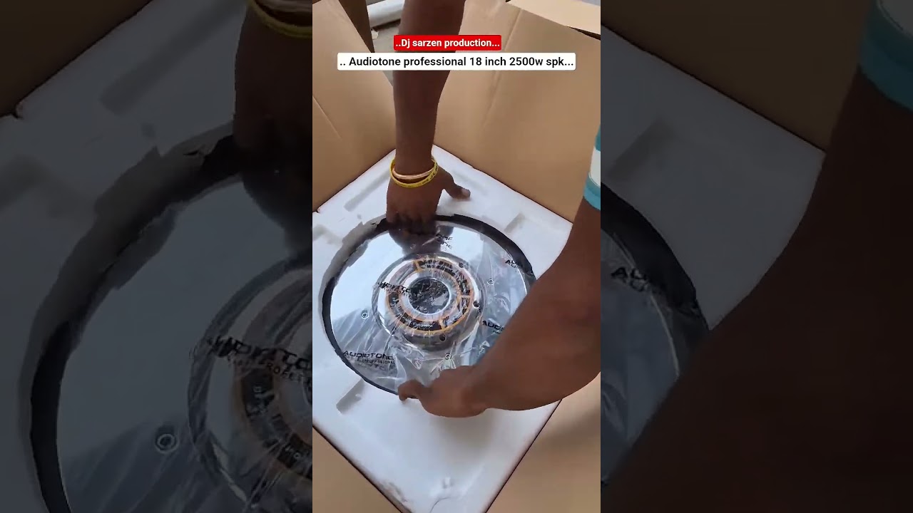 Audiotone professional 18inch powerful spk (2500w) Dj sarzen production 