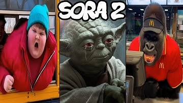 Craziest Sora 2 AI Videos You CAN’T SURVIVE 💀 100+ Shocking Clips!