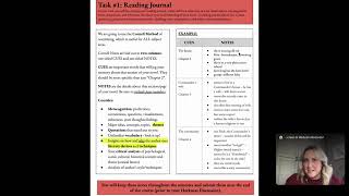 ENG4C: Cornell Notes Overview
