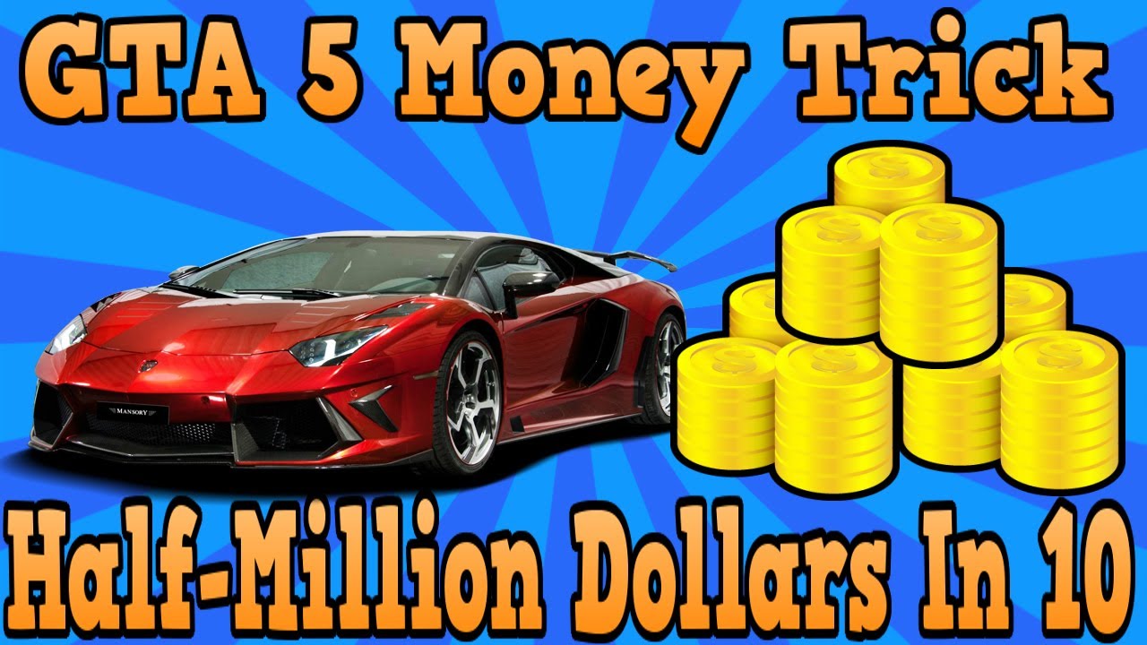 "GTA 5" "Unlimited Money Glitch" - Half-Million Dollars In 10 Minutes! ( "Grand Theft Auto 5" ) - Thank you so much for watching! If you enjoyed and would like to support me, SMACK that like button to see more! :D