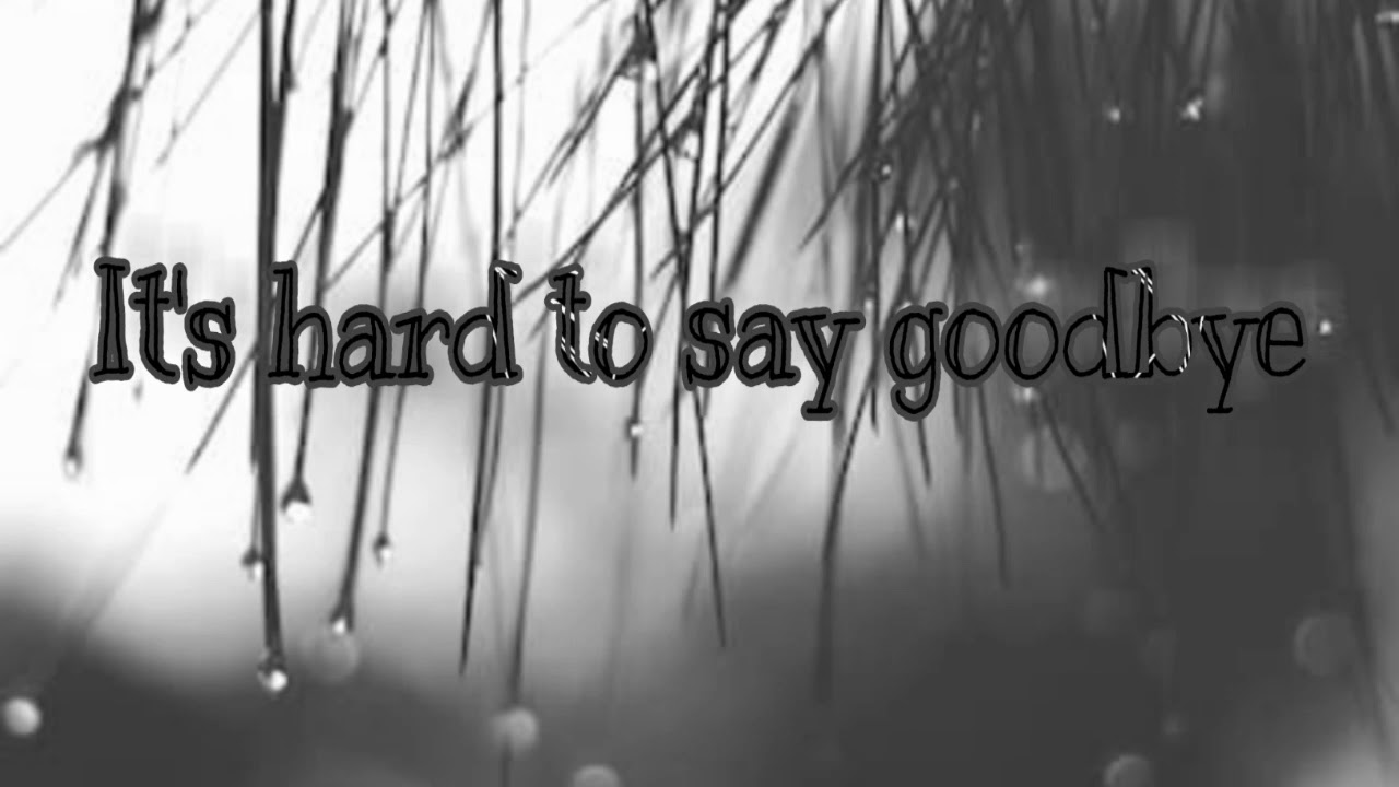 It's Hard To Say Goodbye Remix