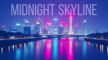 Midnight Skyline | Dreamy Neon Night 80