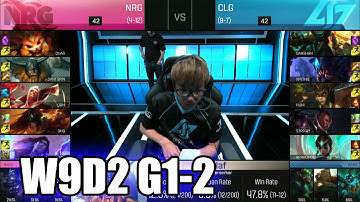 CLG vs NRG eSports | Game 2 S6 NA LCS Summer 2016 Week 9 Day 2 | CLG vs NRG G2 W9D2 1080p