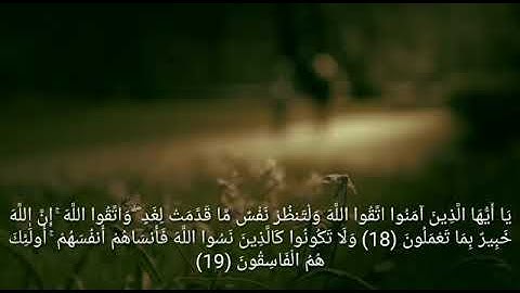 ما تيسر من سوره الحشر والمنافقون بصوت الشيخ إيهاب