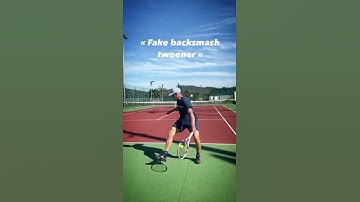 Different ways to hit a tweener 🎾🎾#tennis #shorts