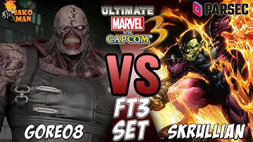 UMVC3 Parsec FT3 Set - Gore08 VS Skrullian