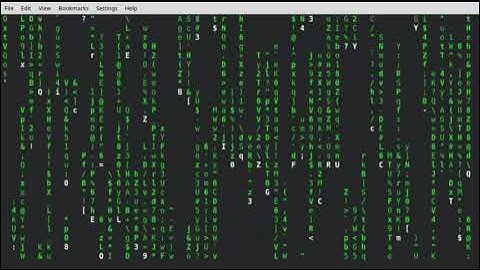 Run Cmatrix on Linux Terminal