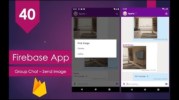 Firebase Social Media App - 40 Group Chat - Send Message