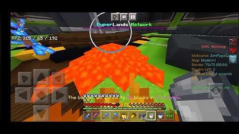 I PvP a hacker in Hyperlands UHC **BANNED**