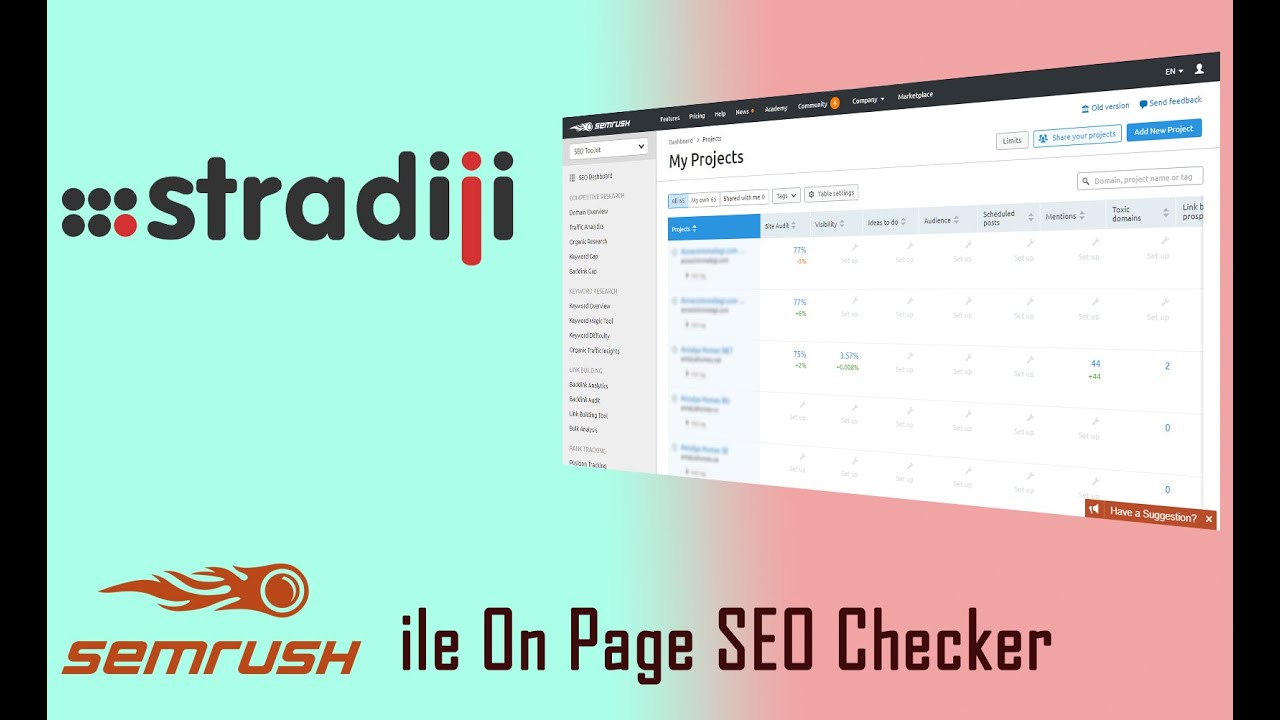Semrush on page seo checker ile s ralama art youtube