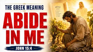 John 15:4: The Greek Meaning of “Abide” When You Feel Spiritually Tired | Deep Bible