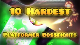 10 Hardest Bossfights in Platformers in Geometry Dash! (SHOWCASE)