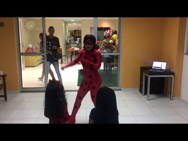 Cat Noir e Lady Bug personagens vivos para festa Itaquera