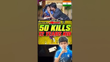 50 FINISHES NORMAL RECORD🔥12 YEAR KID☠️ #bgmi #pubgmobile #pubg #shortsfeed #shots #short #ytshorts