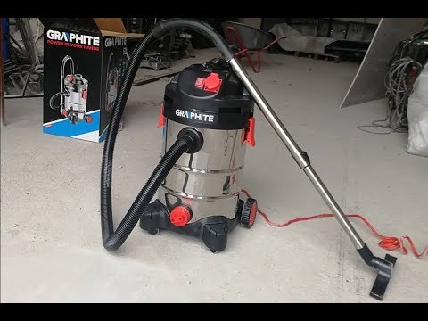 Обзор и тестирование промышленного пылесоса GRAPHITE 59G607
