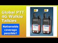 REVIEW (2025): Global PTT 4G Walkie Talkies. Features.