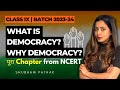 What is democracy why democracy full chapter  class 9 civics  shubham pathak class9sst