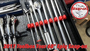 68" Snap-on Epiq Toolbox Tour! Must See!!!