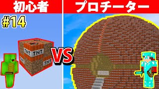 999万個のTNTでワールドを破壊する【初心者vsプロチーター 第14話】【マイクラ】