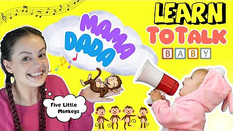 Say Mama & Dada | Learn To Talk Baby's First Words & Baby Signs! Toddler Learning + Nursery Rhymes