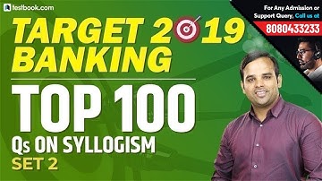 SBI PO 2019 | Important Reasoning Syllogism Questions for SBI PO Prelims Part 2 | Sachin Sir