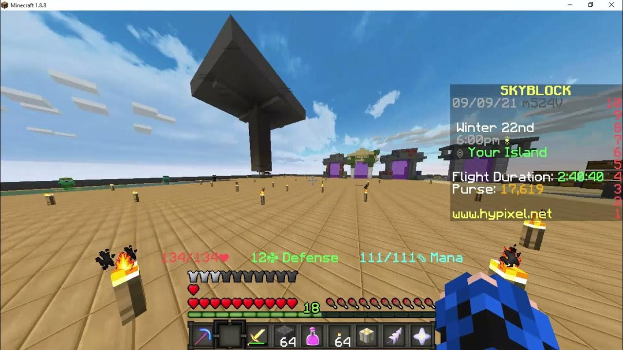 I made some different wood minions in hypixel skyblock YouTube