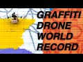 Graffiti drone mural world record 2023