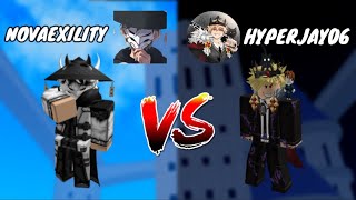 I Finally Fought Hyperjay06... Roblox Blox Fruits