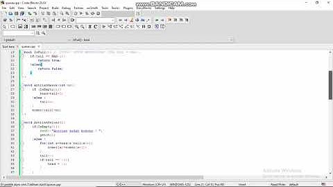 PROGRAM APLIKASI ANTRIAN C++ DENGAN ARRAY