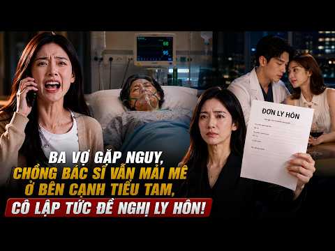Cô ấy không cần anh nữa, ba vợ gặp nguy, chồng bác sĩ vẫn mải mê ở bên cạnh tiểu tam, cô liền ly hôn
