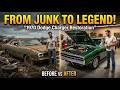 From Rust to Showroom|1970 Dodge Charger Full Restoration|Abandoned Junkyard to Legendary Muscle Car