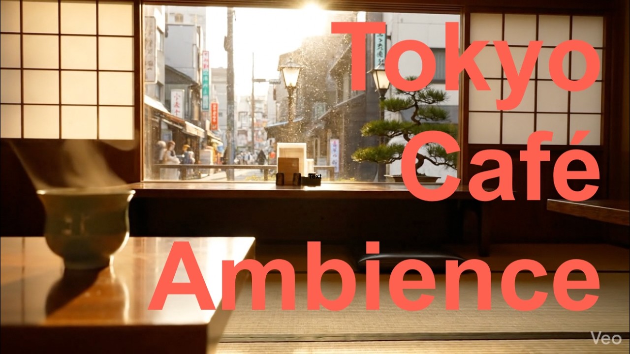 Tokyo Café ☕ Cozy Japanese Cafe Ambience | 8 Hours Lofi Music & Cafe Sounds