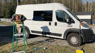 CR Laurence 2019 Promaster slider window installation. #vanlife #promaster #promasterconversion