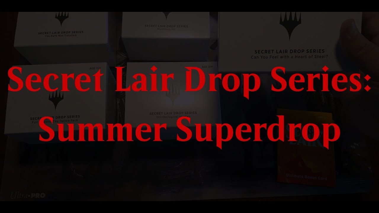 Secret Lair Summer Superdrop Unboxing!! YouTube