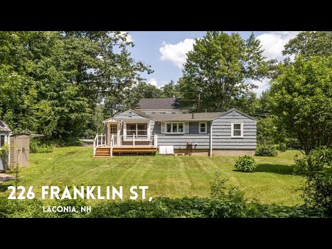 226 Franklin St, Laconia, NH home video tour