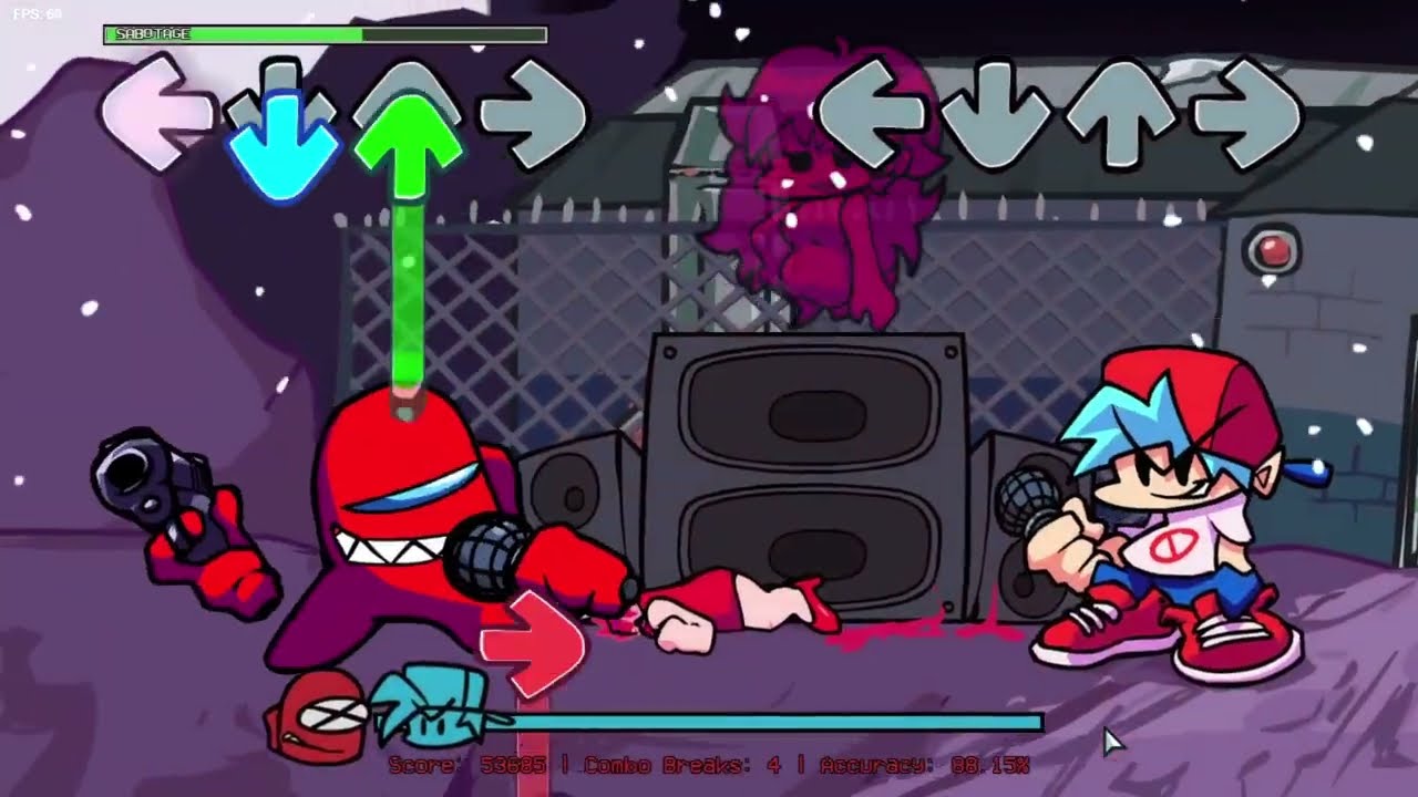 FNF Vs Among Us V4 Week 1 & 2