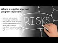 Supplier Approval Program | Supplier Approval Training - Introduction  │ Food Safety