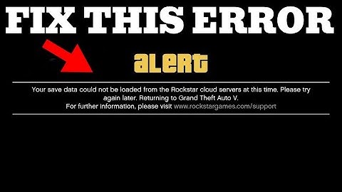 *FIX* your data could not be loaded from rockstar ps5