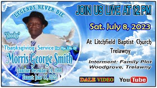 Morris George Smith 'Shooku' Thanksgiving Service Live Stream at 12:00pm Sat. July 8, 2023