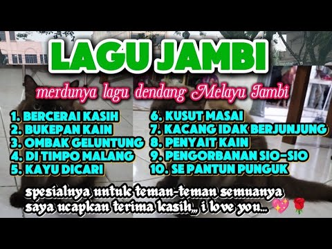 lagu dendang Jambi bercerai kasih