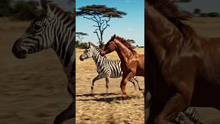 #aivideo # AI generate video jevda ve Ghoda #anime #viralshort #video #animation #animals