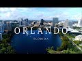 Orlando Florida Day/Night Aerial City View | 4K