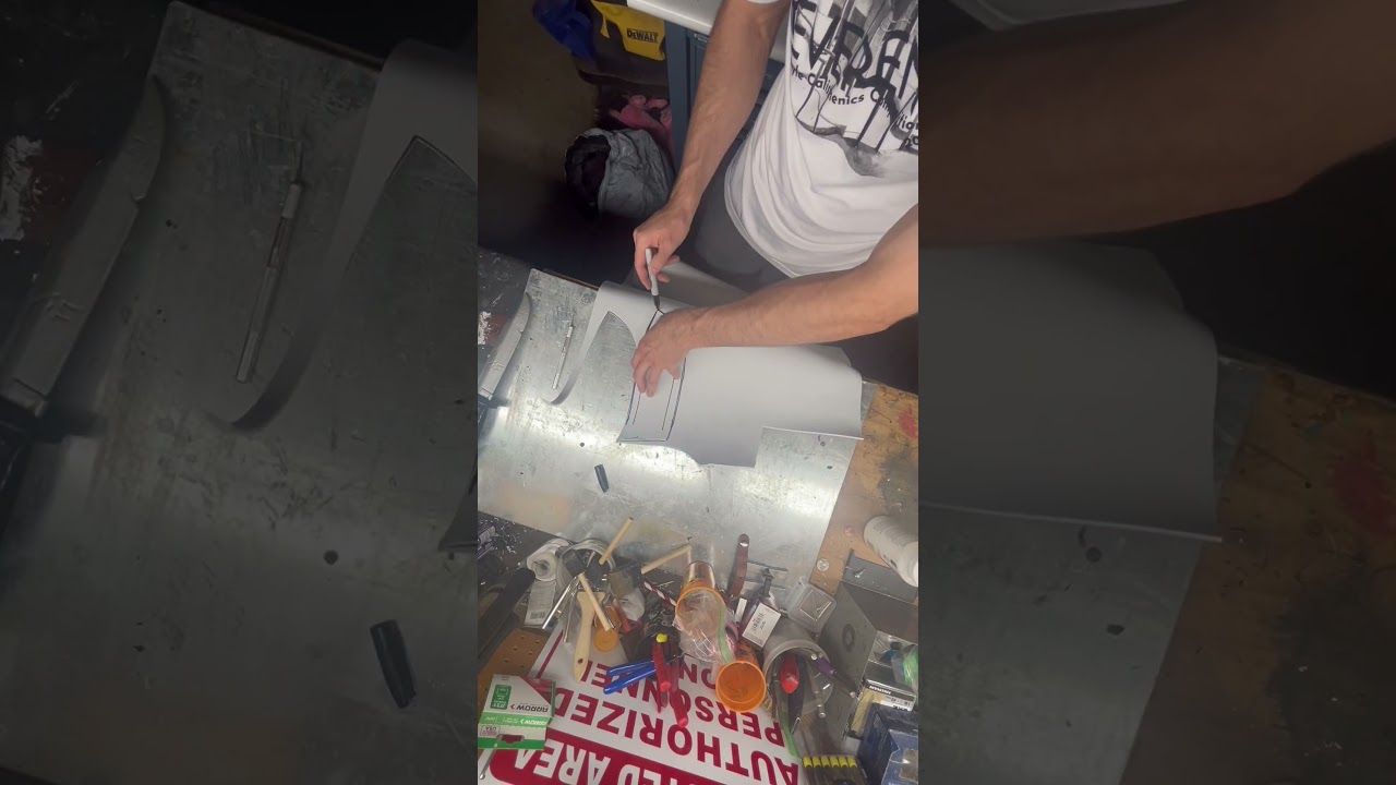 How to make a Foam Knife sheath pt1