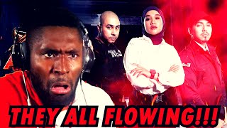 WHOOAA!!! Malique, Kmy Kmo, Aman RA &amp; Ernie Zakri - AYUH | Official Music Video | (REACTION)