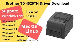 Brother TD 4520TN Driver Download and Setup Windows 11 Windows 10, Mac 13, Mac 12 screenshot 4