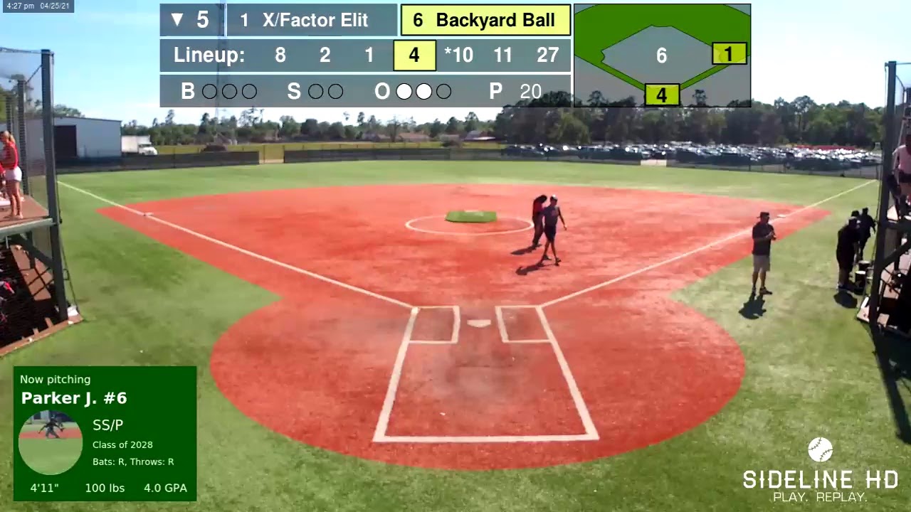 X/Factor Elite2021 vs Backyard Ballers Red 11U (2021.04.25) YouTube